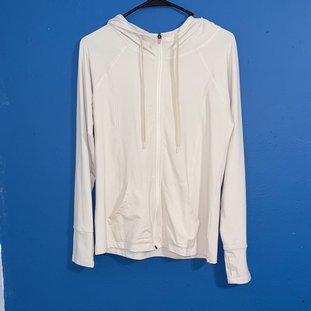 Women's Cream Active Wear Hoodie